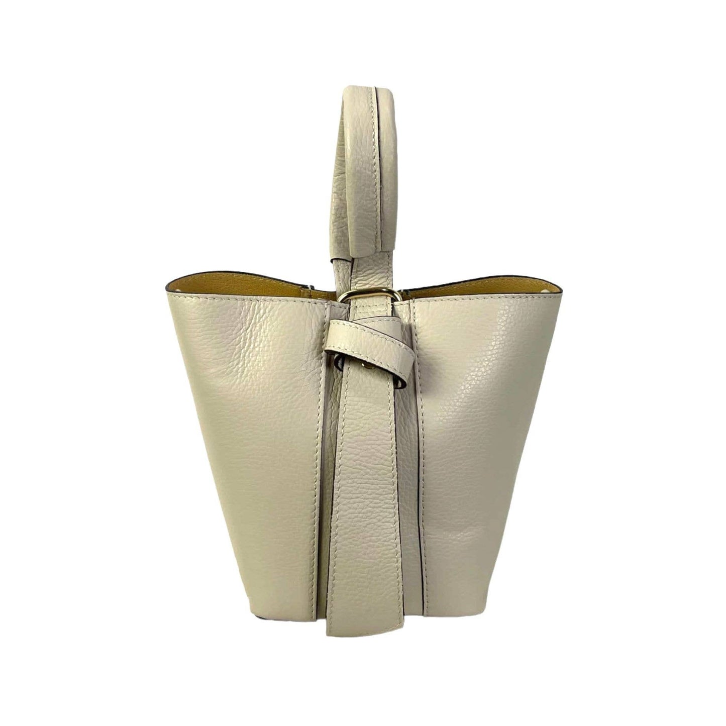 Leather Tote Handbag with Changing Bag | Nude