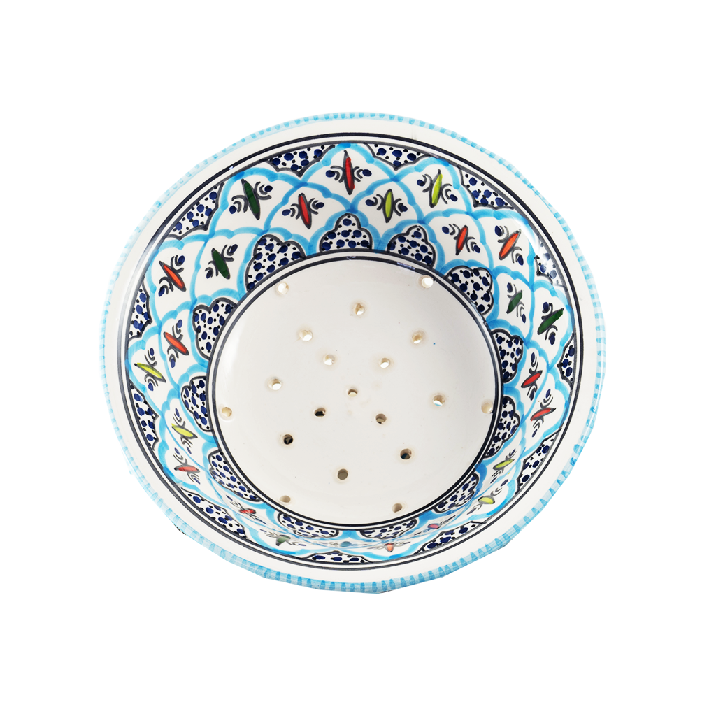Small Ceramic Berry Bowl Strainer | Mosaic