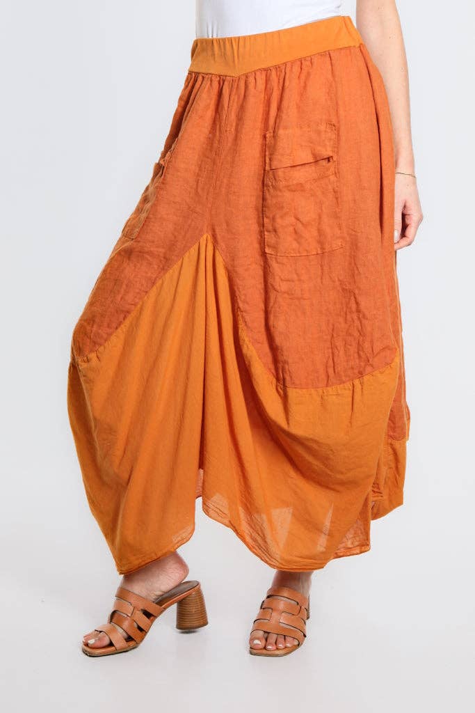 Bunched Pocket Skirt | Army
