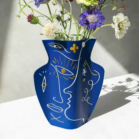 Jaime Hayon Paper Vase | Blue