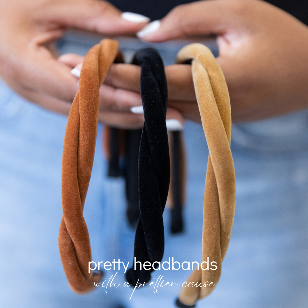 Velvet Headband | Rust