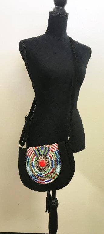 Embroidered & Embellished Boho Handbag