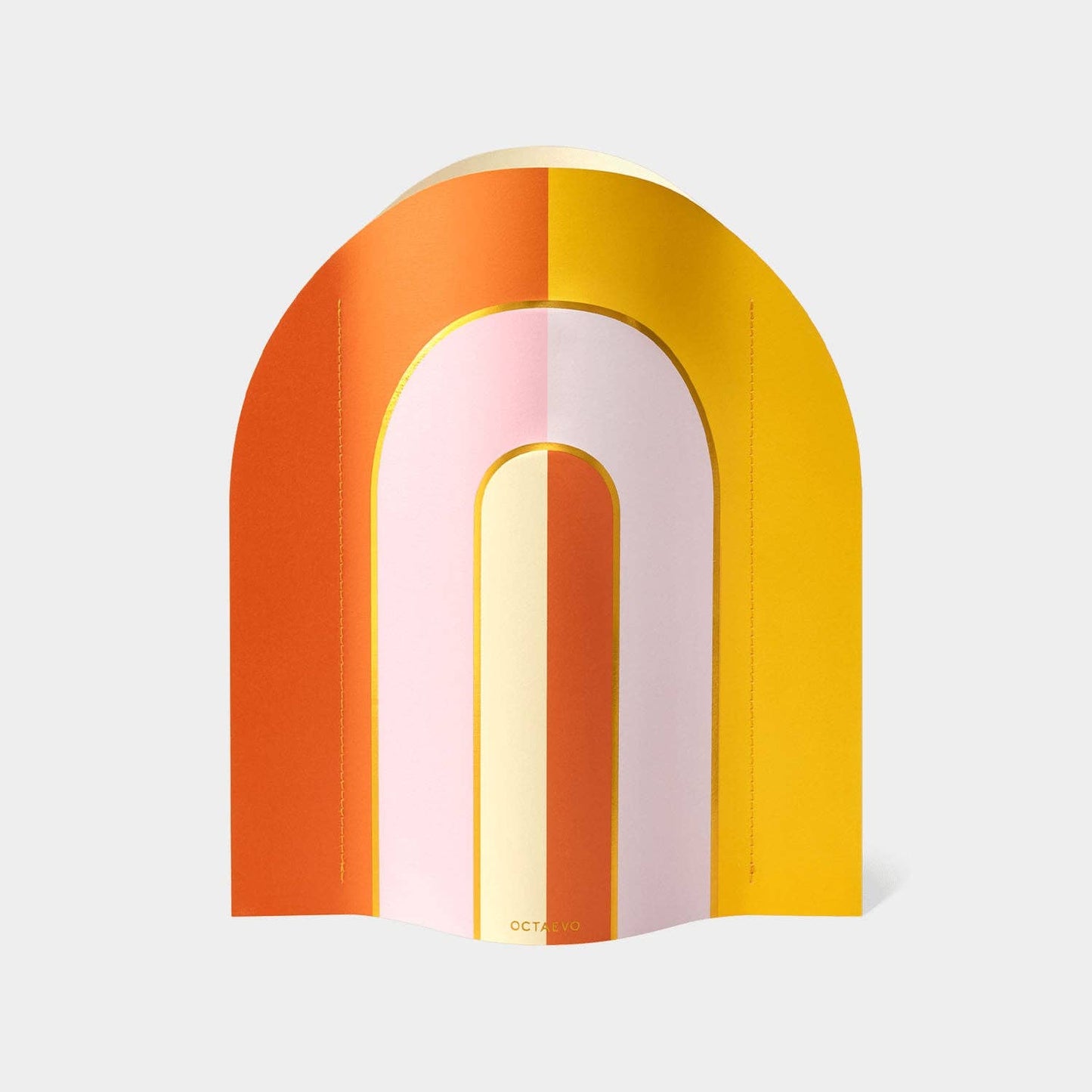 Paper Vase Riviera Arch, Flower Vase & Card Set