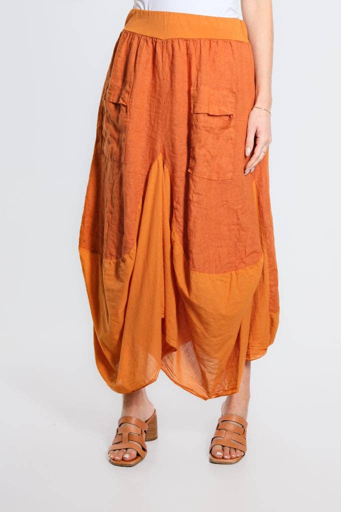 Bunched Pocket Skirt | Jeans