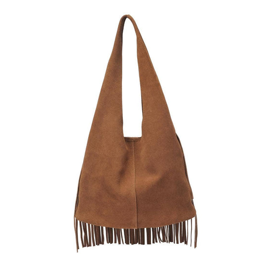 Bohemian Fringe Handbag | Hazelnut