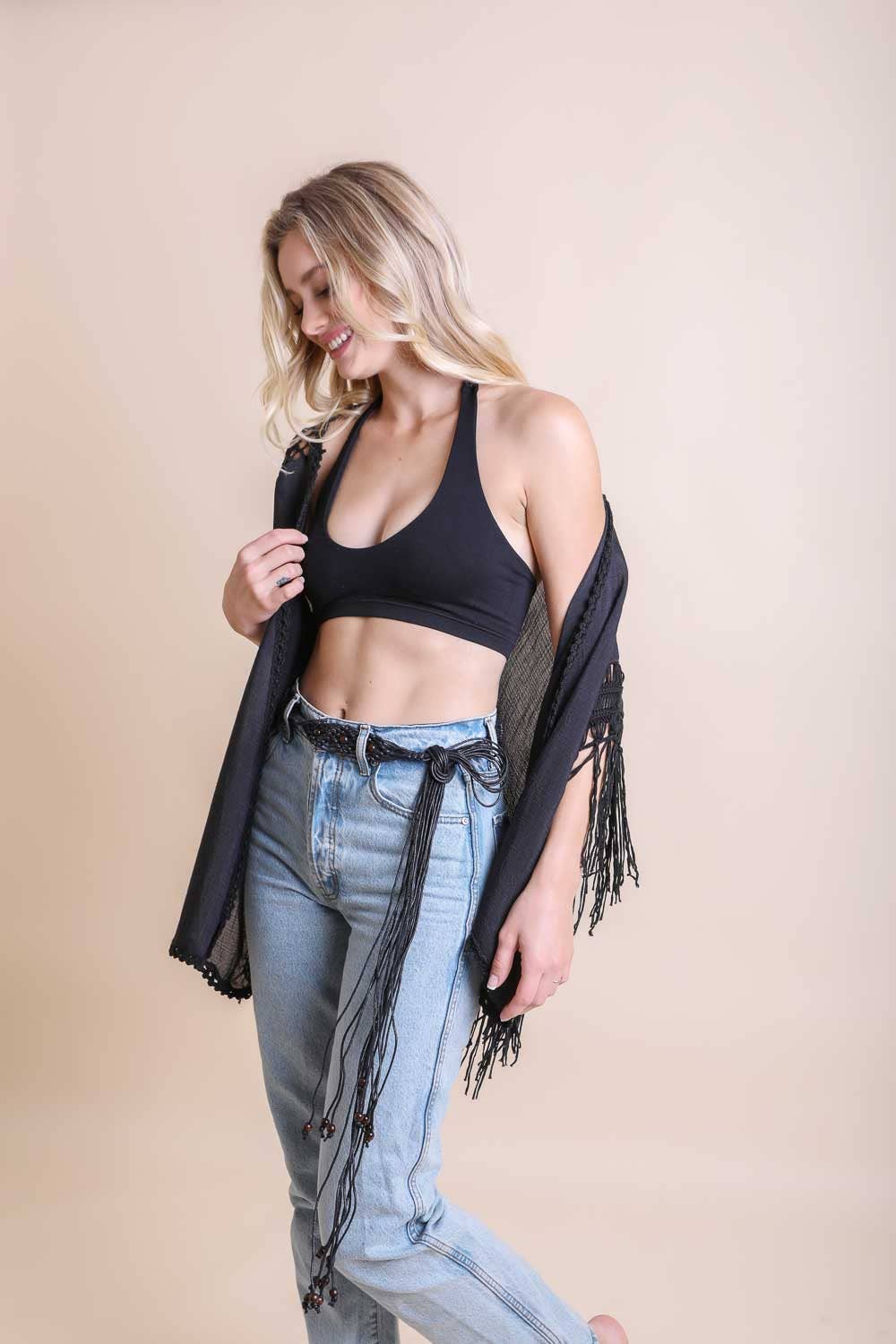 Kimono | Crochet | Blue