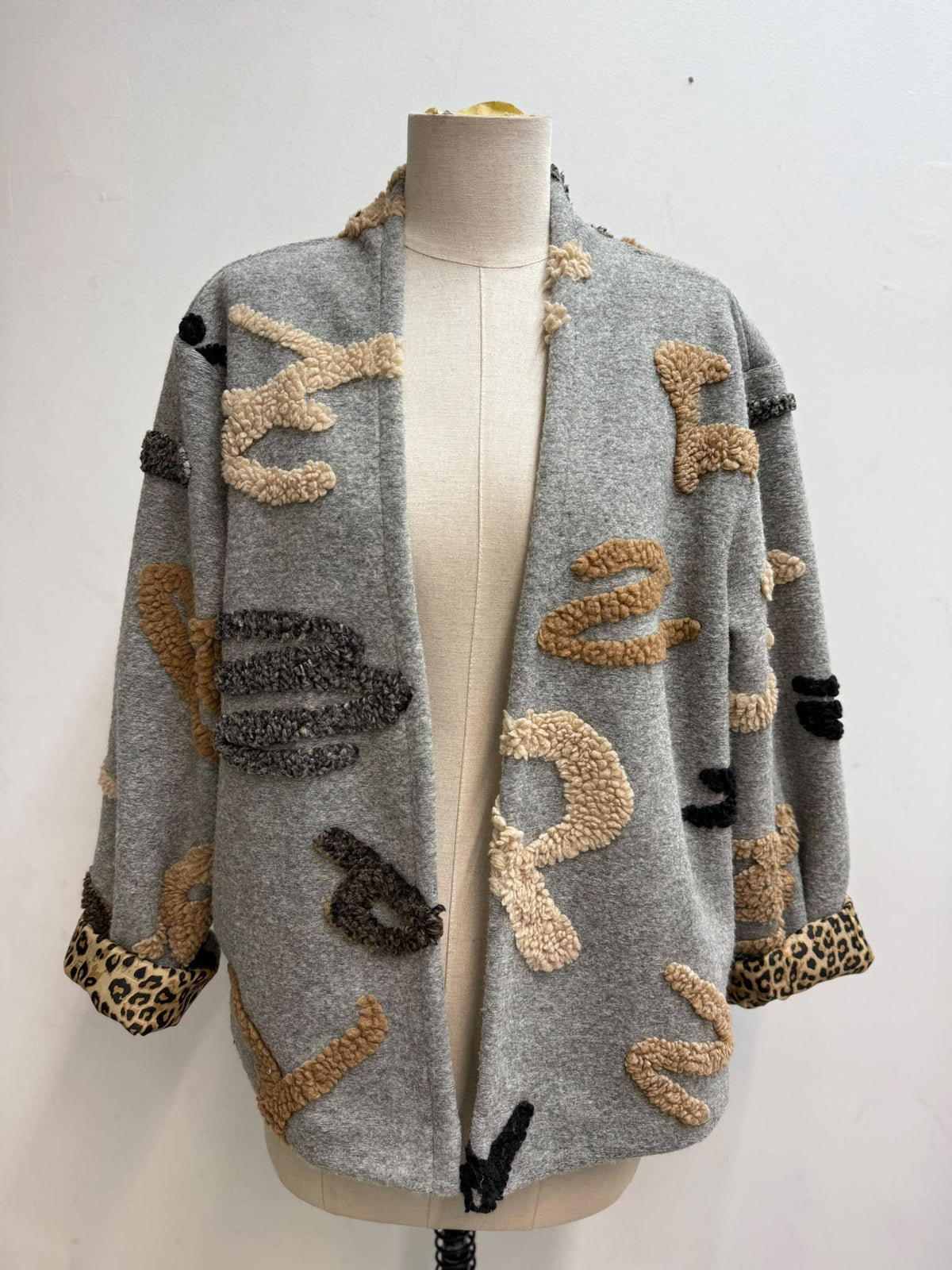 Textured Appliqué Jacket
