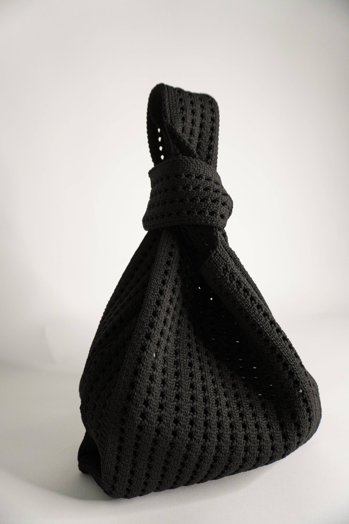 Handbag | Black Crochet | Medium