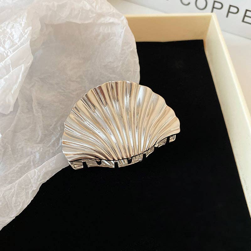 Seashell Hairclip | Small Silver