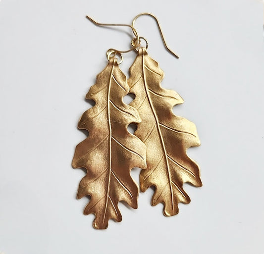 Oak Leaf Earrings