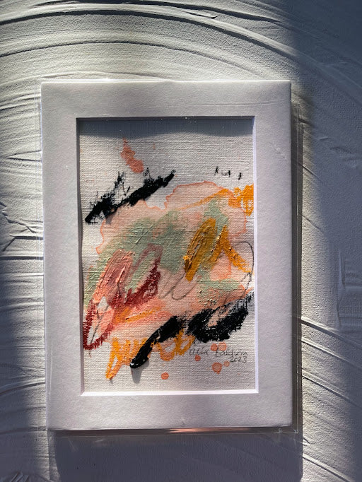 Art | Peach Abstract I | 7x5