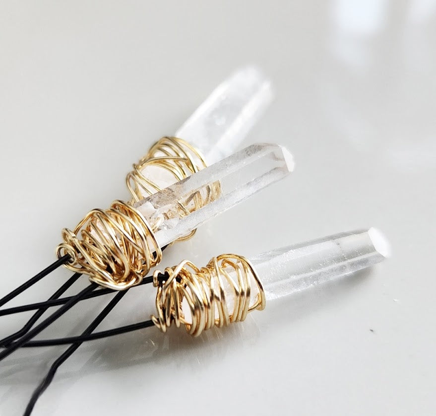 Quartz Stalactite Hairpin