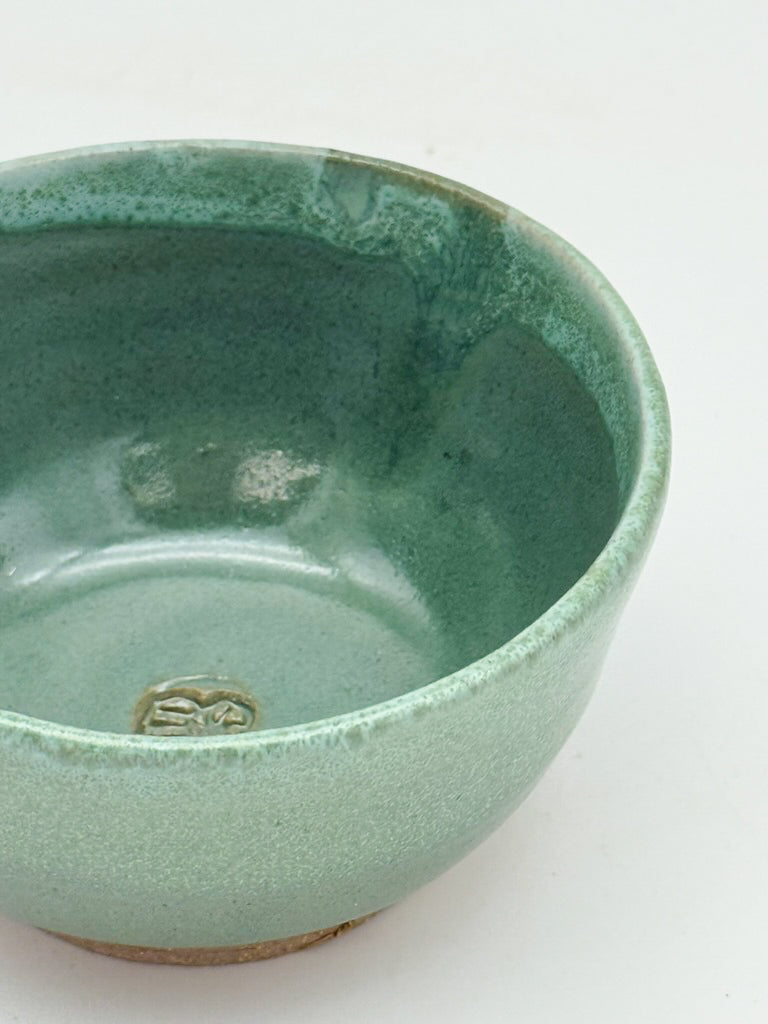 Handmade Ceramic Mini Trinket Dish | Seafoam