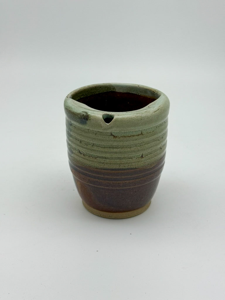 Handmade Ceramic Mini Travel Cup 10oz | Salt Marsh