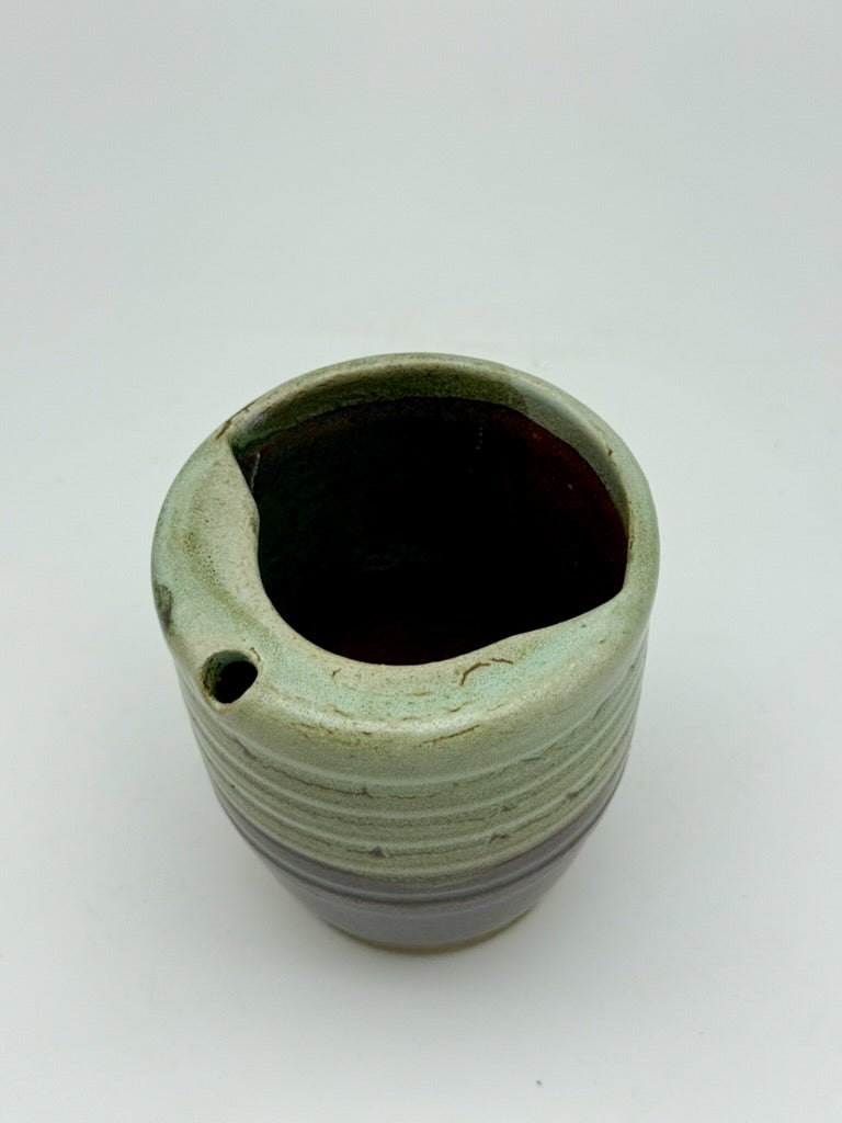 Handmade Ceramic Mini Travel Cup 10oz | Salt Marsh