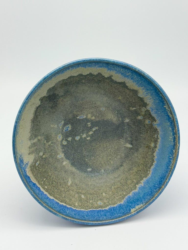 Handmade Ceramic Pedestal Bowl | Oceanic