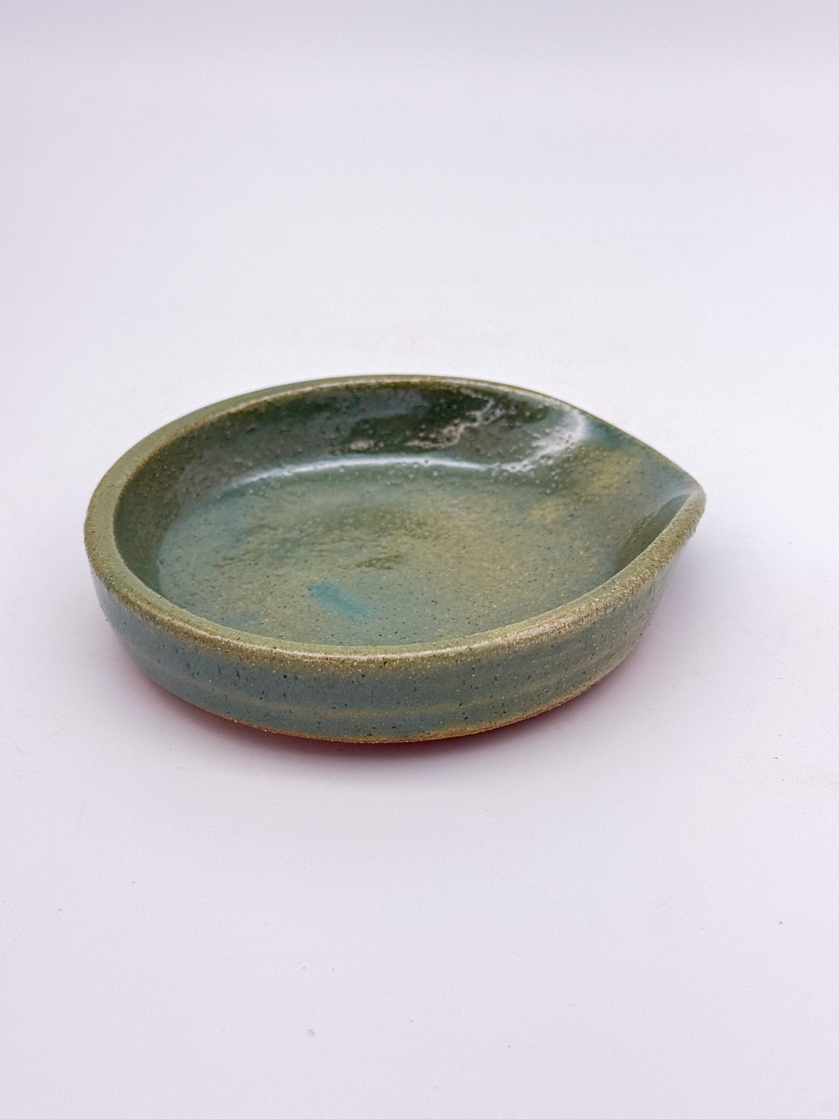 Handmade Ceramic Spoon Rest | Seafoam Green