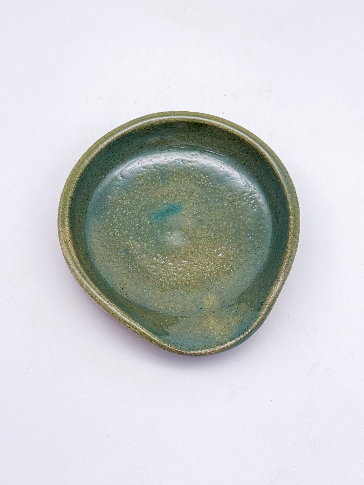 Handmade Ceramic Spoon Rest | Seafoam Green