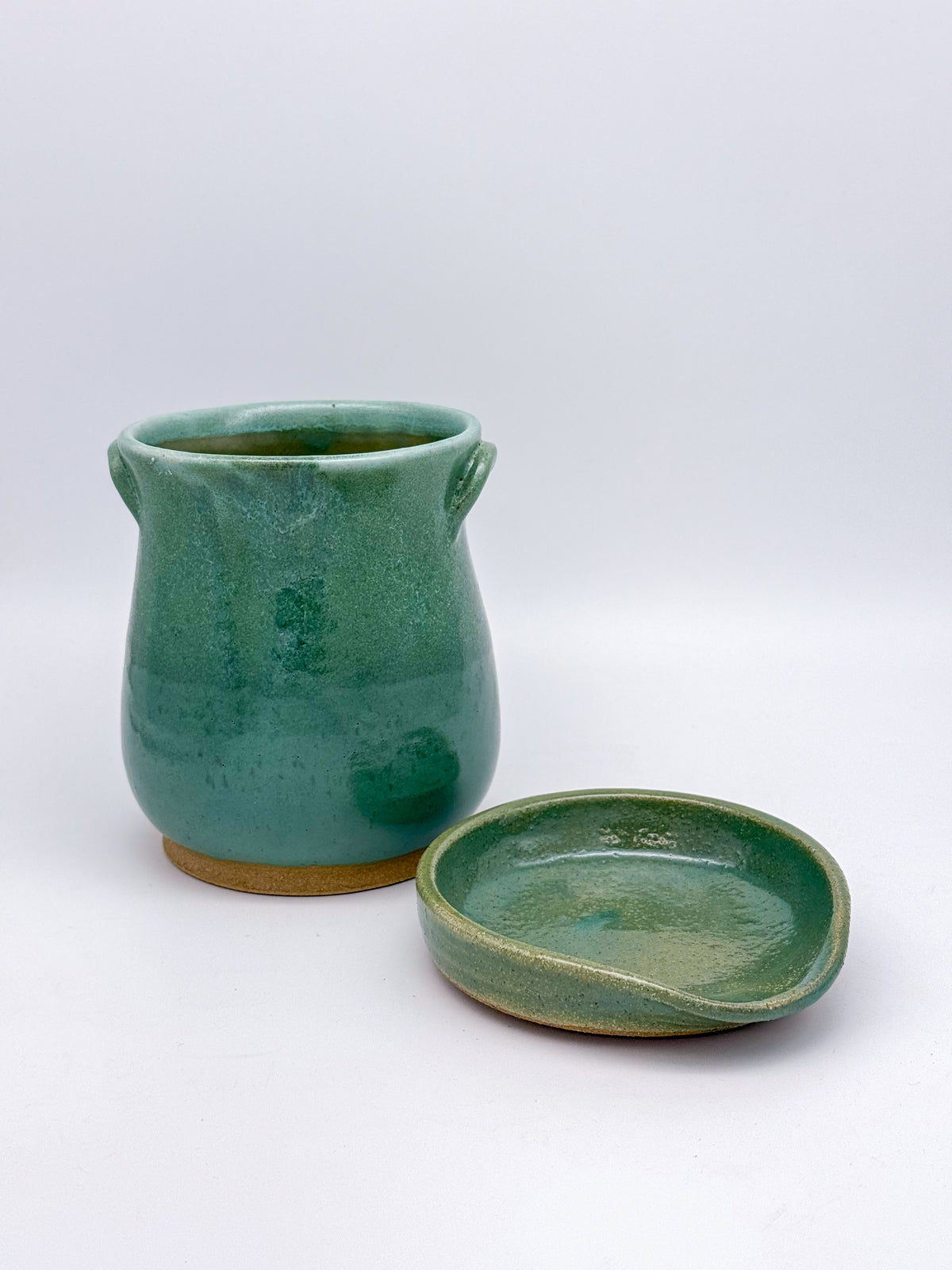 Handmade Ceramic Spoon Rest | Seafoam Green