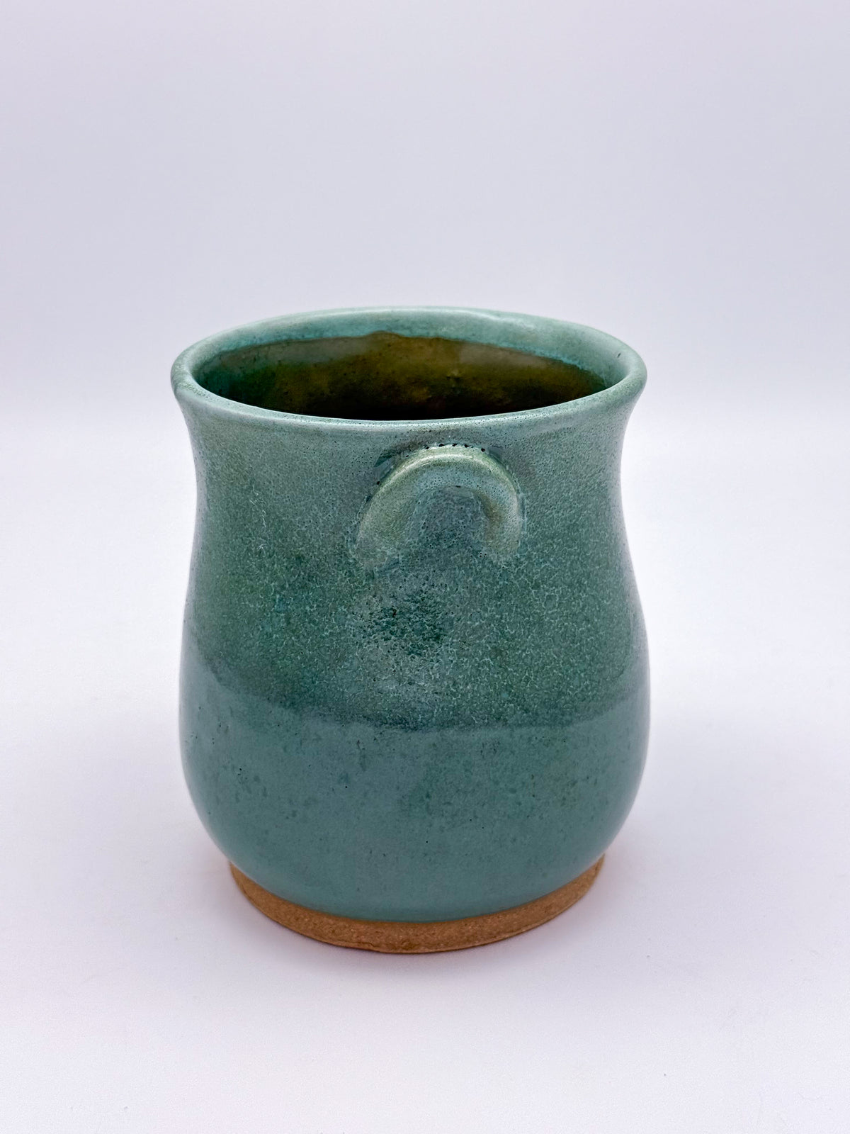 Handmade Ceramic Utensil Crock | Seafoam Green