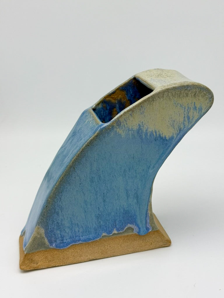 Handmade Ceramic Wave Vase | Oceanic