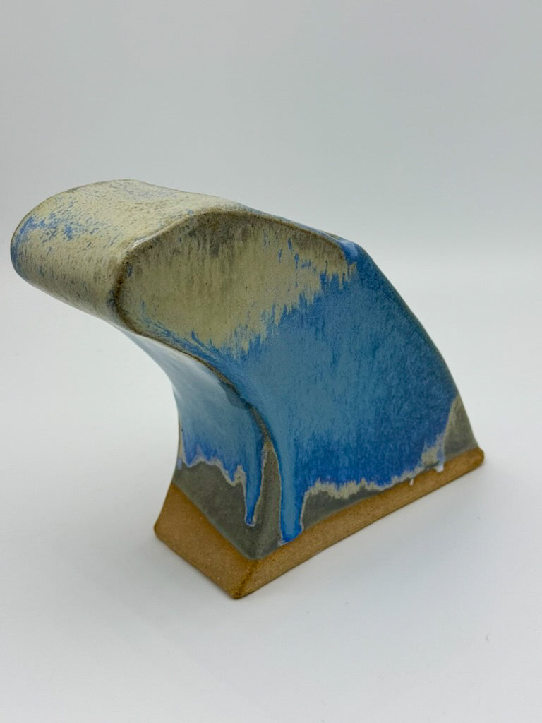 Handmade Ceramic Wave Vase | Oceanic