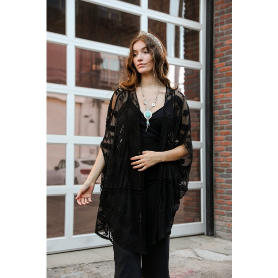 Kimono | Black Lace