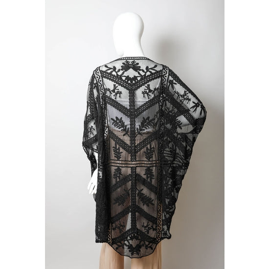 Kimono | Black Lace