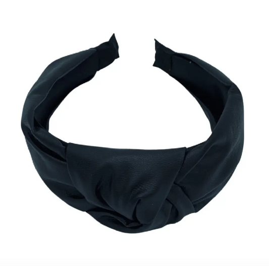 Headband | Leather | Black