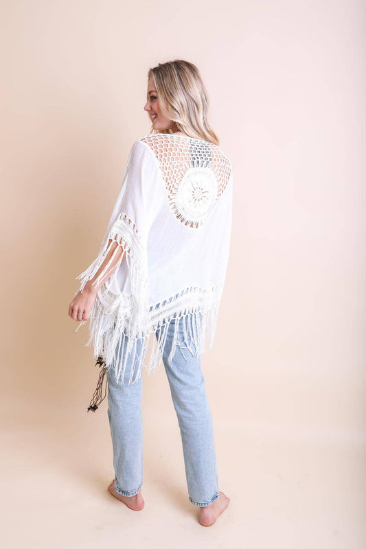 Kimono | Crochet | White
